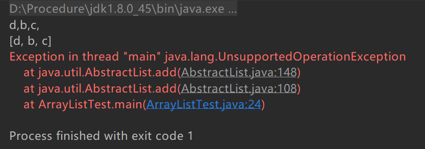java中数组转列表_java将数组转为字符串