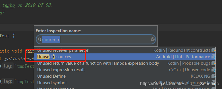 Android Studio删除未使用资源 Hello Sunshine的专栏 Csdn博客