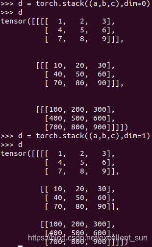 torch.stack(), torch.cat()用法详解-CSDN博客