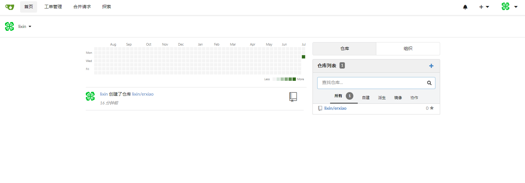 centos7 安装gitea使用