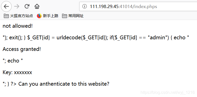 攻防世界-web -高手进阶区-PHP2_can you anthenticate to this website 