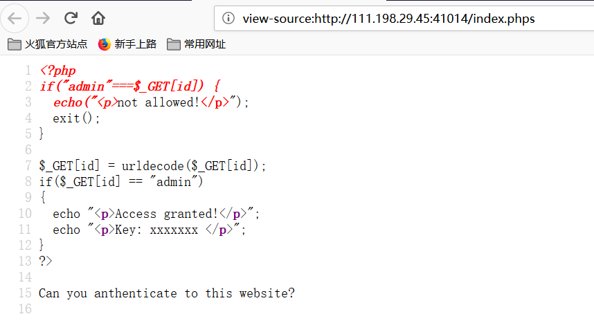 攻防世界-web -高手进阶区-PHP2_can you anthenticate to this website 