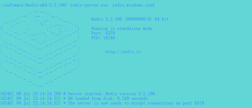 windows redis启动