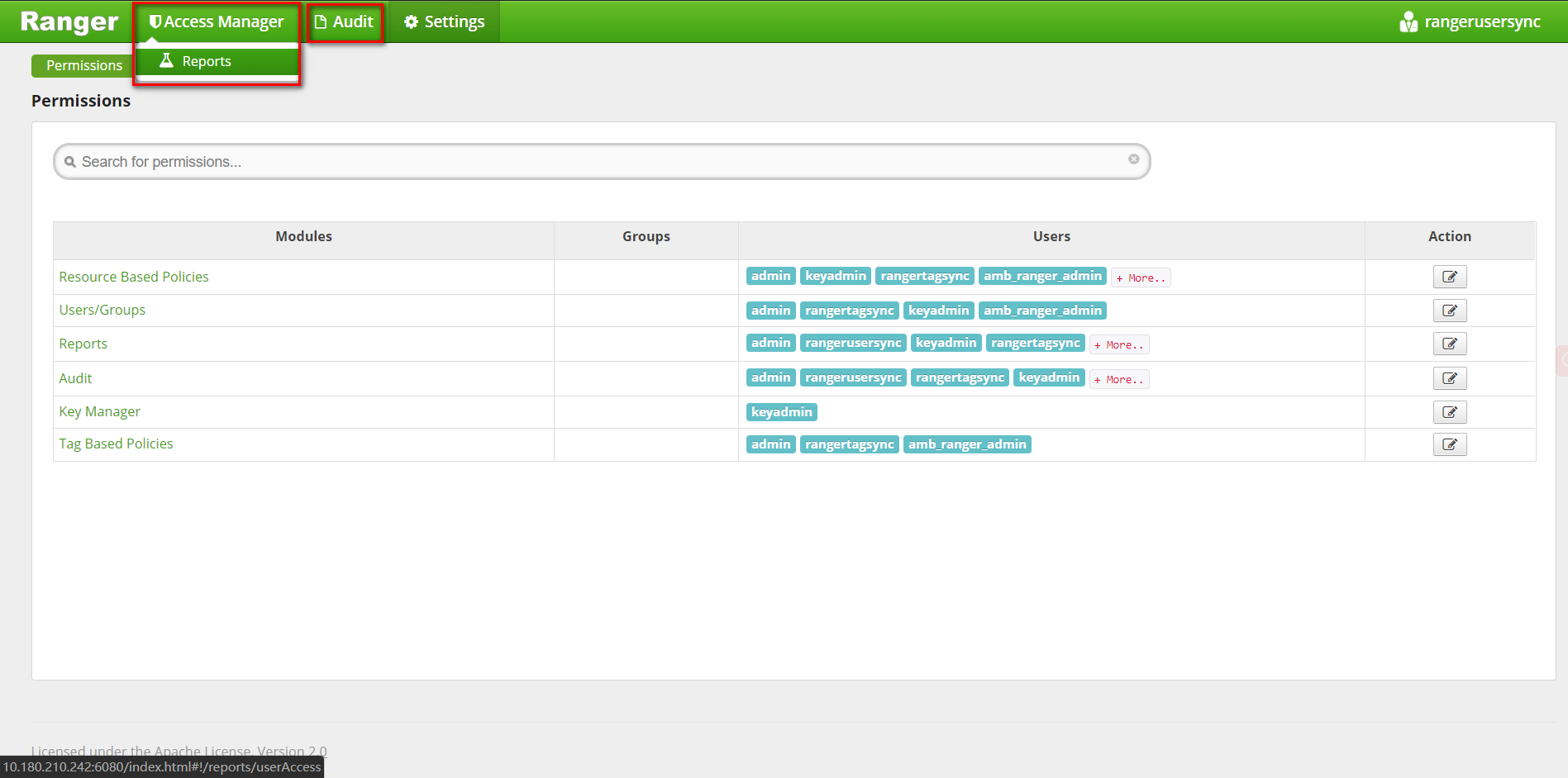 Apache Ranger 1.1.0 用户指南_apache ranger 的官方文档-CSDN博客