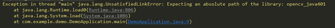 JavaCV入门示例及UnsatisfiedLinkError异常踩坑记录 nested exception is java lang unsatisfiedlinkerror CSDN博客