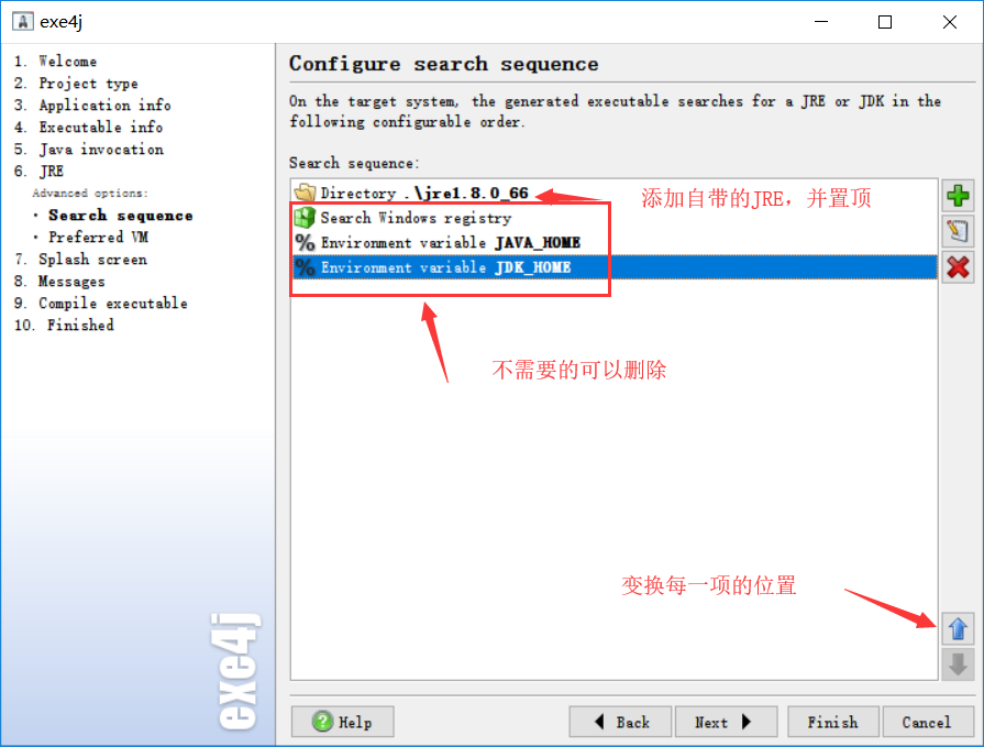 edit “search sequence”