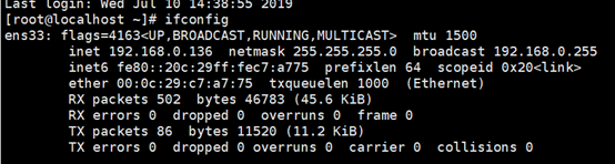 centos7网卡识别不到，无法远程工具连接