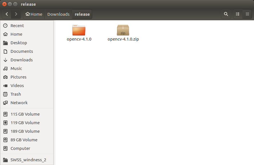 openCV配置+cmake操作记录--Ubuntu 16.04版本