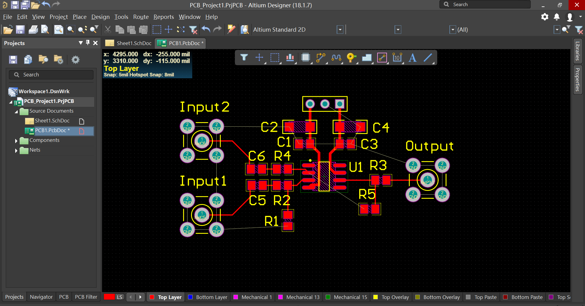 【AD18新手入门】从零开始制造自己的PCB_ad18入门教程-CSDN博客