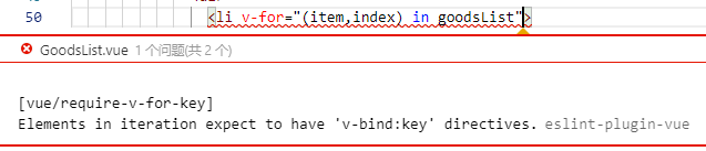 [vue/require-v-for-key] Elements In Iteration Expect To Have 'v-bind ...