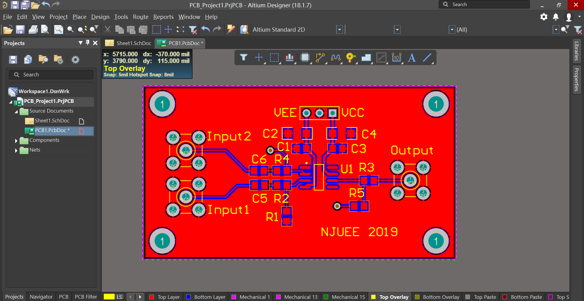 【AD18新手入门】从零开始制造自己的PCB_ad18入门教程-CSDN博客