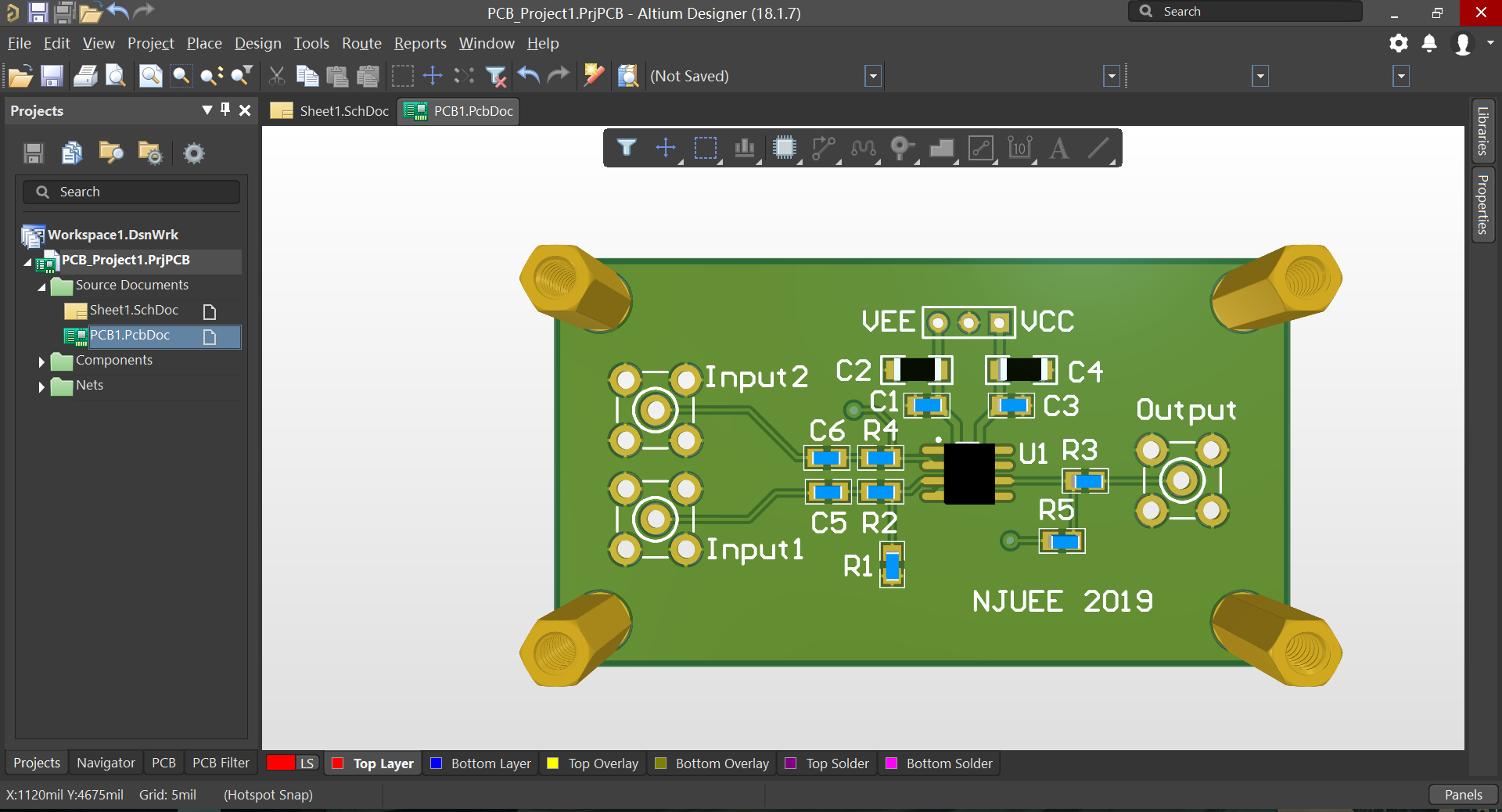 【AD18新手入门】从零开始制造自己的PCB_ad18入门教程-CSDN博客