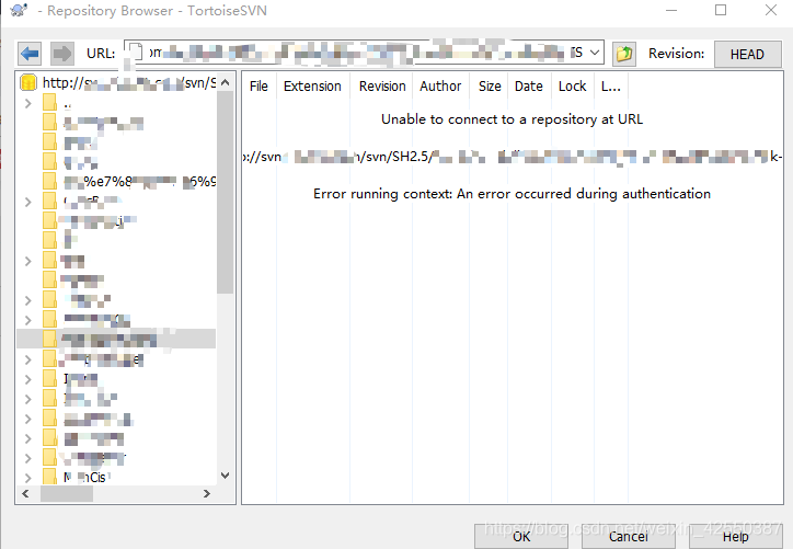 SVN Unable to connect to a repository at URL ‘xxx‘ (没有clear)_error ...