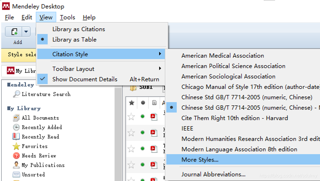 Mendeley引入并修改gb T 7714 2005中文标准参考文献 解决人名全部大写问题 Sdulmy的专栏 程序员宝宝 Mendeley中文文献 引用的时候变成英文