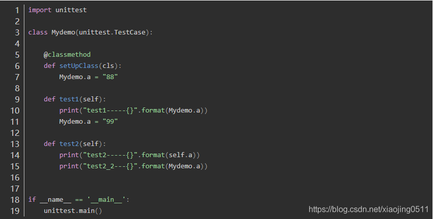 python unittest TestCase间共享数据(全局变量的使用)_unittest testcase不同py文件间数据共享-CSDN博客