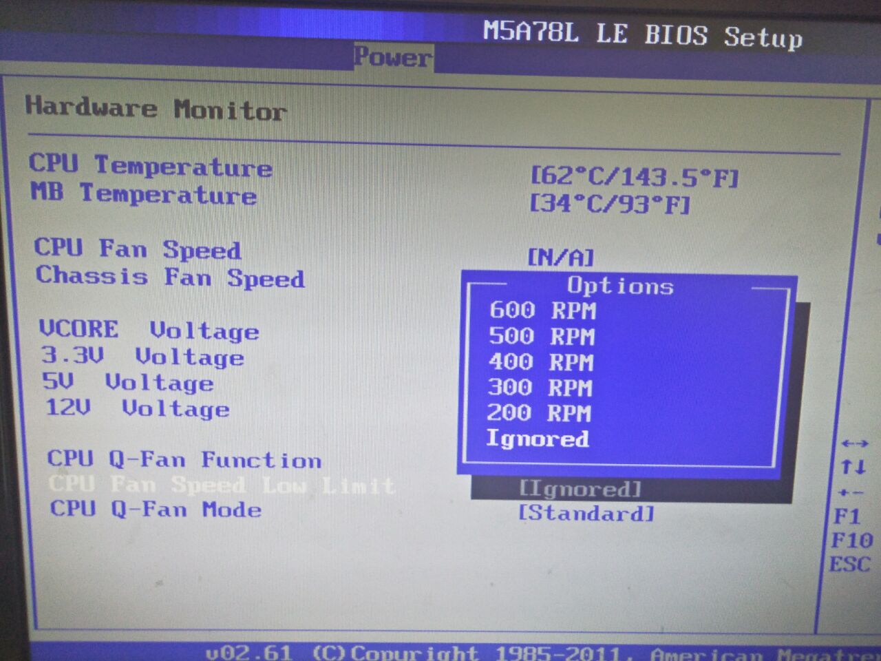 CPU Fan Error 解决：华硕主板M5A78L LE设置风扇最低转速限制_cpu风扇最低转速限制忽略CSDN博客