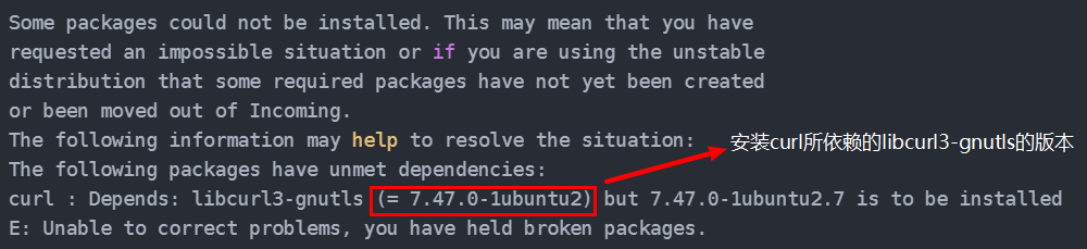 curl-depends-libcurl3-gnutls-7-47-0-1ubuntu2-sudo