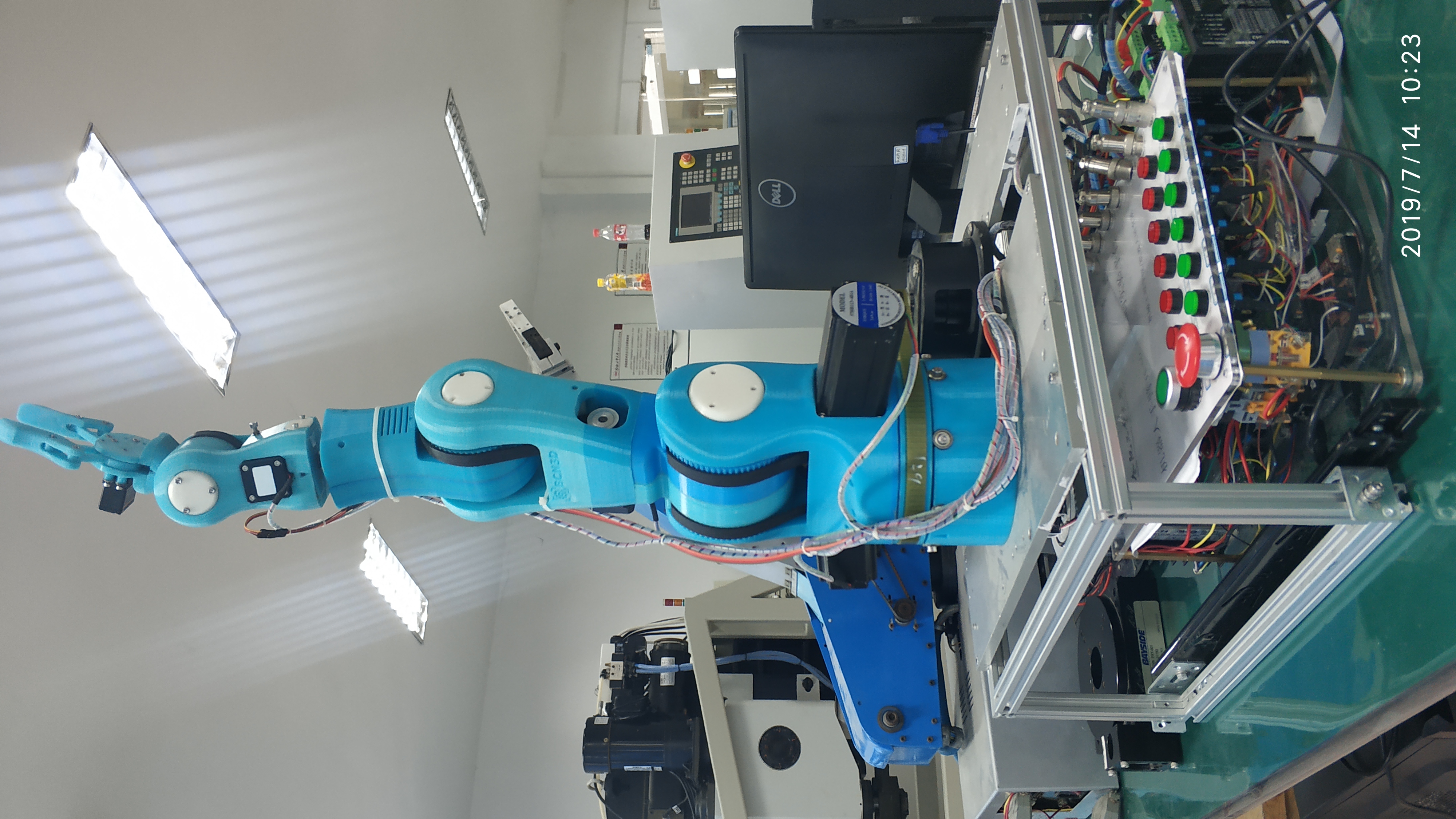 3d打印的步进电机机械臂