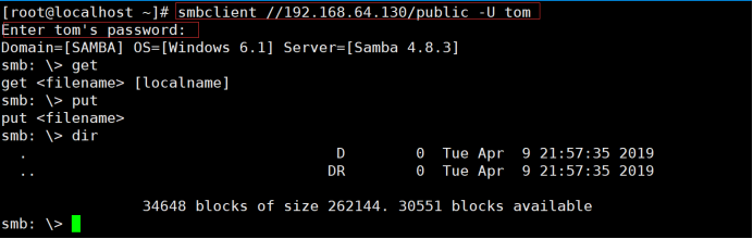 Linux服务（软件包管理，samba,ftp,nfs）