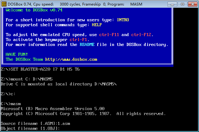dosbox debugger html5