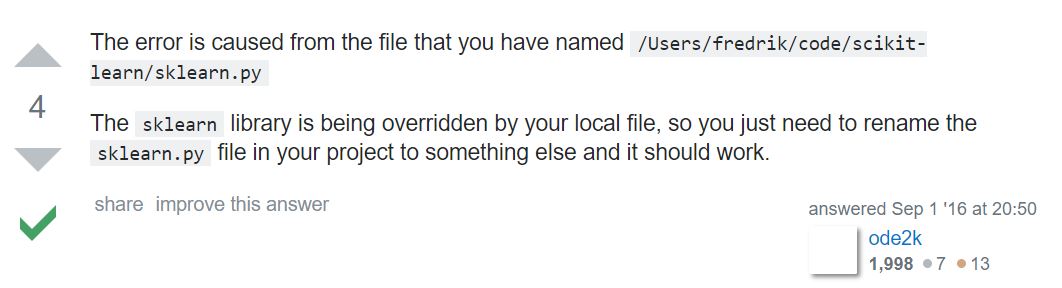 ImportError: cannot import name 'datasets'