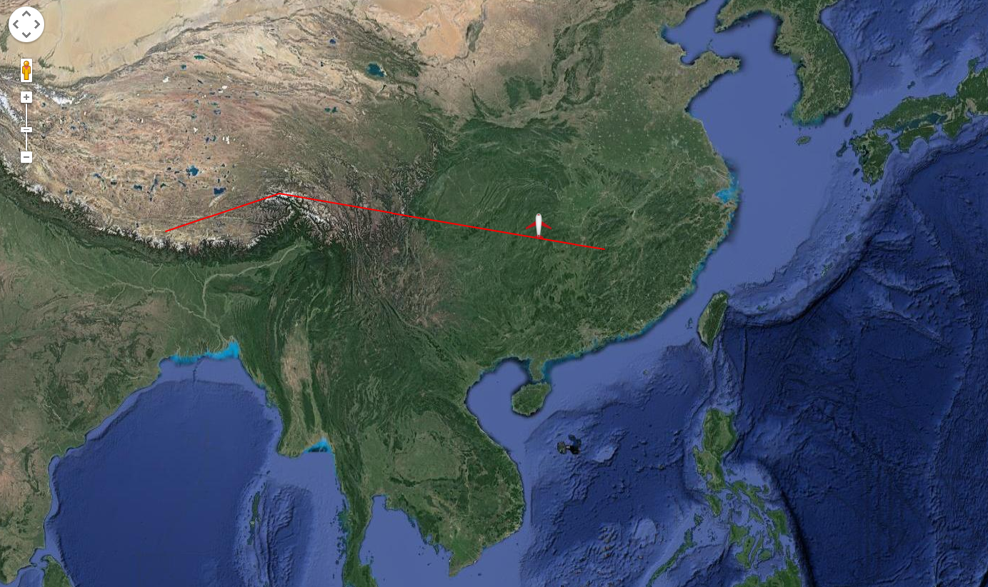谷歌地图的简单轨迹移动播放
