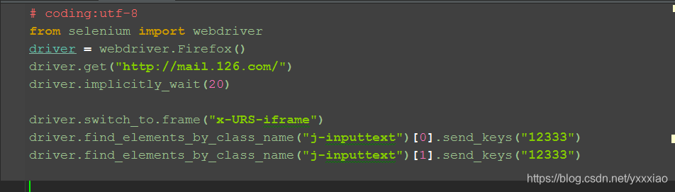selenium+python 自动化——class定位:class属性有空格-CSDN博客