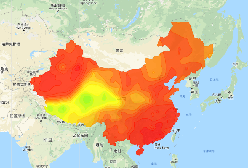 气象要素 温度 降水 气压等 色斑图制作 Java后端版 程序员宅基地