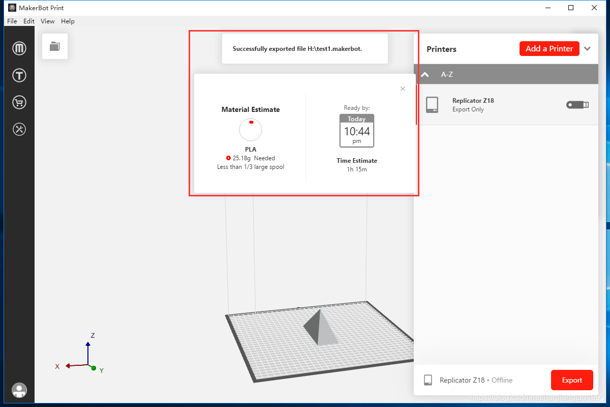 MakerBot Replicator Z18 CSDN