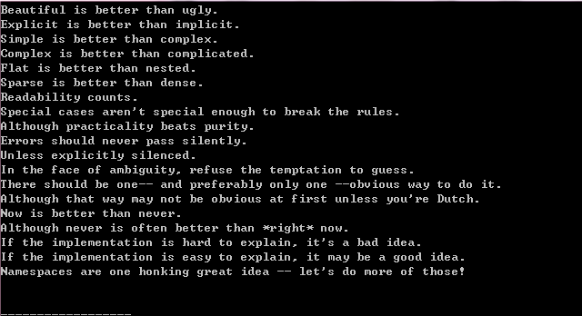 python学习笔记 —— " import this "-CSDN博客