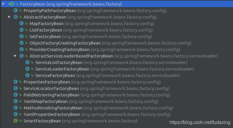 FactoryBean implements