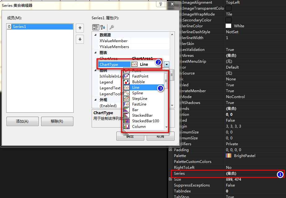 C# Winform 柱状图/曲线图(Chart组件)_winform 曲线图-CSDN博客