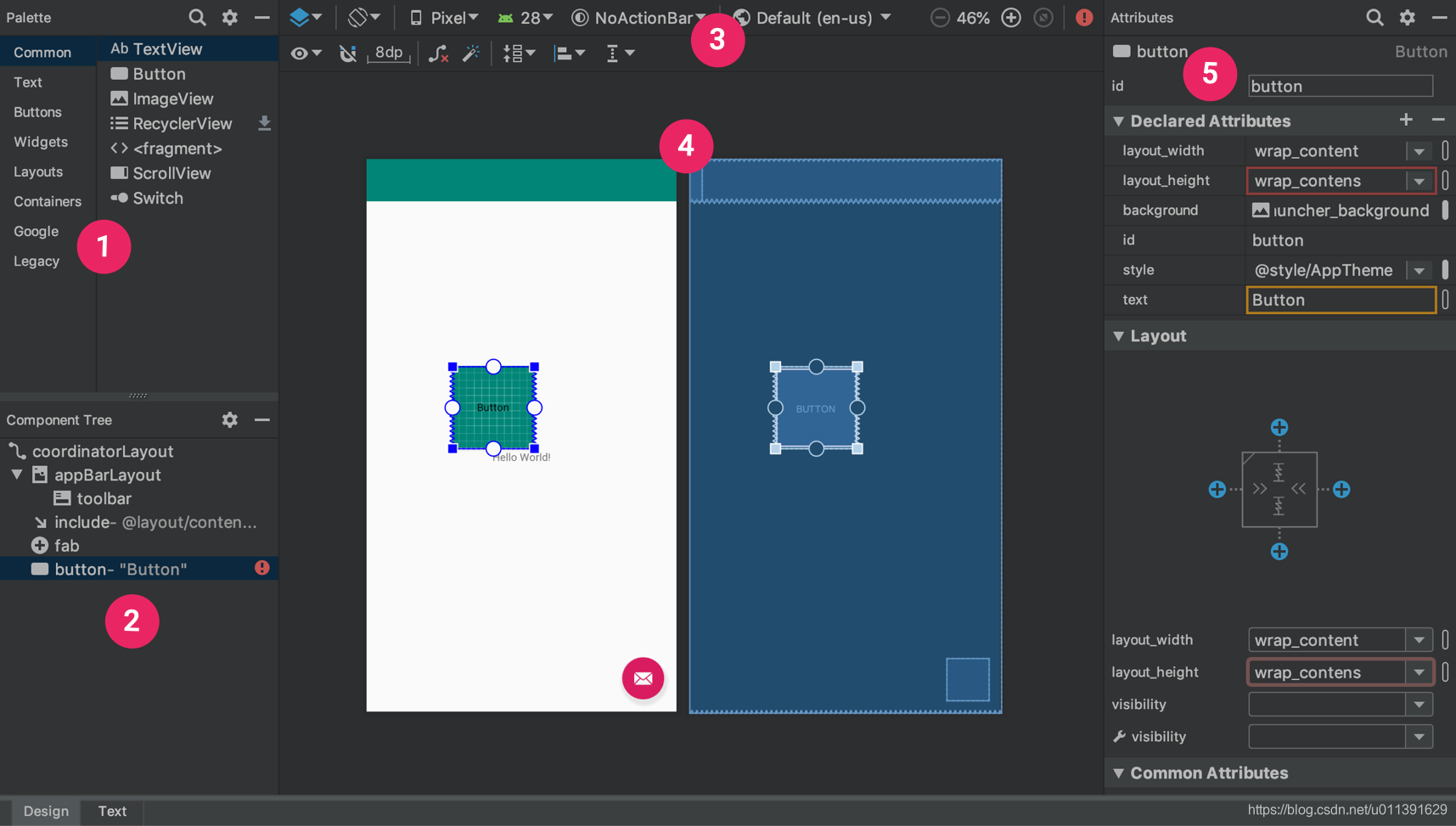 Android Studio Design Part Android Studio使用布局编辑器_新版android studio的编辑器design编辑器在哪里-CSDN博客