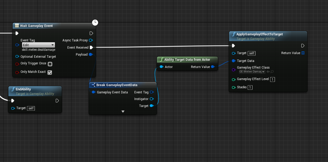 ue4技能系统gas插件的使用02meleeattackability近战攻击技