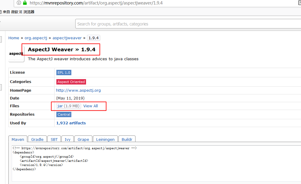 Failed to instantiate [org.springframework.aop.aspectj.AspectJExpressionPointcut]: No default constr