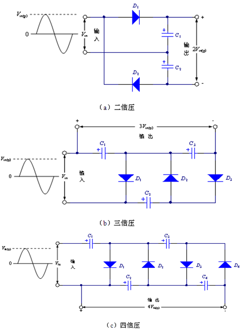 二极管倍压整流电路图图片