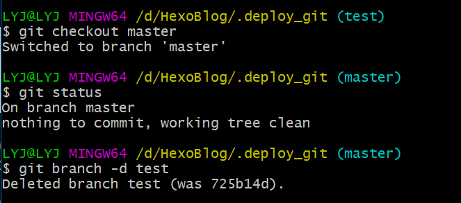 Git Error Cannot Delete Branch test Checked Out At D HexoBlog Git error cannot delete branch test checked out at d hexoblog