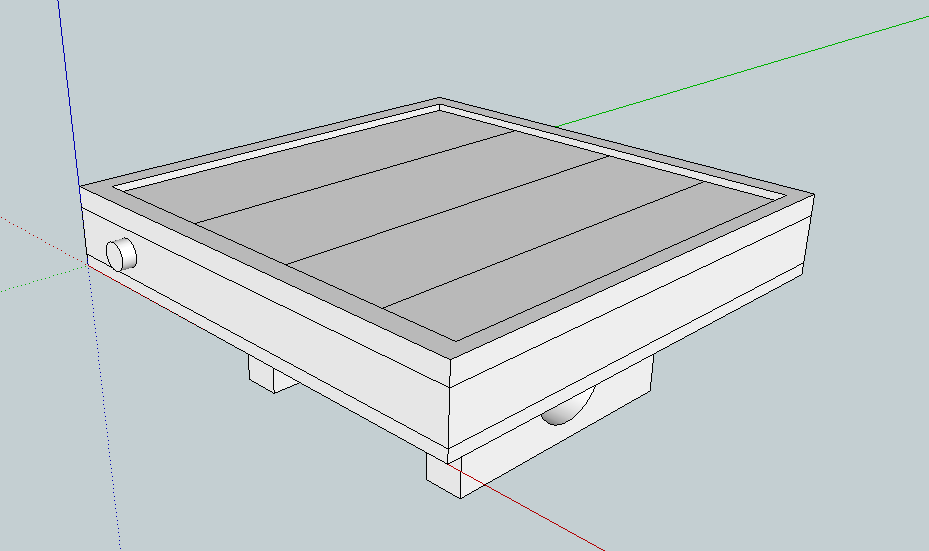 Sketchup样式设计外观示意图设计立体图无阴影呈现工程图显示框线 代码天地