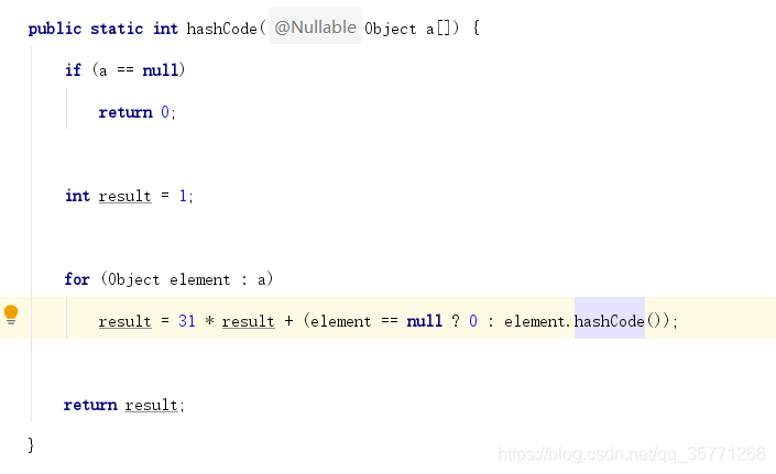 两个对象的 hashCode()相同，则 equals()也一定为 true，对吗？