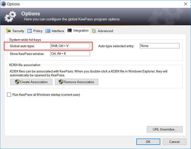 KeePass账号密码自动填充， AutoType【Ctrl+Shift+V】【桌面应用&浏览器页面 无需安装任何插件】_keypass