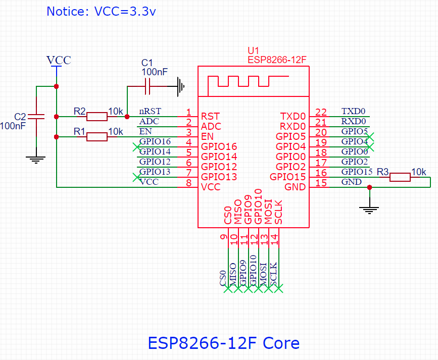 液晶模块LCD1602+PCF8574P在ESP8266 （RTOS3.2）上调试的驱动