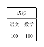 合并表格示例1