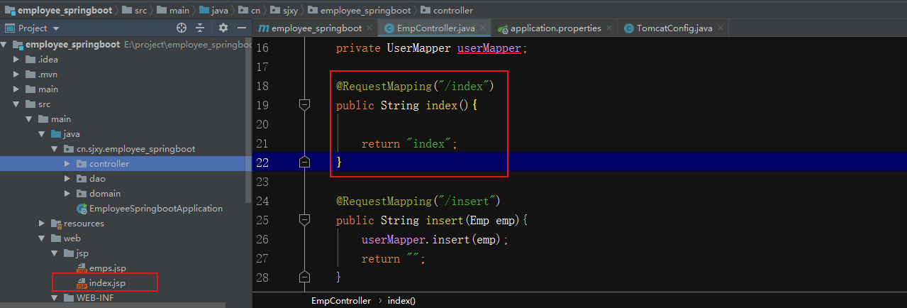 springboot cannot find jsp file - Programmer Sought