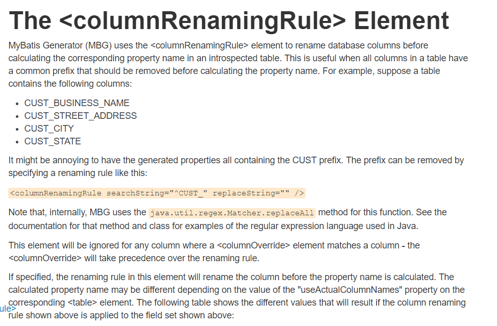 columnRenamingRule