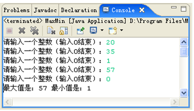 输入一批整数 输出其中的最大值和最小值 输入数字0结束循环 程序运行结果如图所示 Zhangjin24的博客 程序员its404 输入 一批整数 输出其中的最大值和最小值