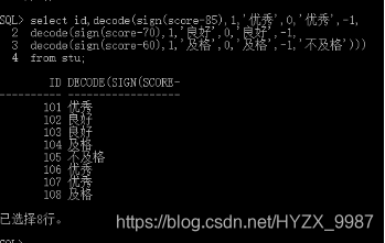 oracle decode函数用法详解