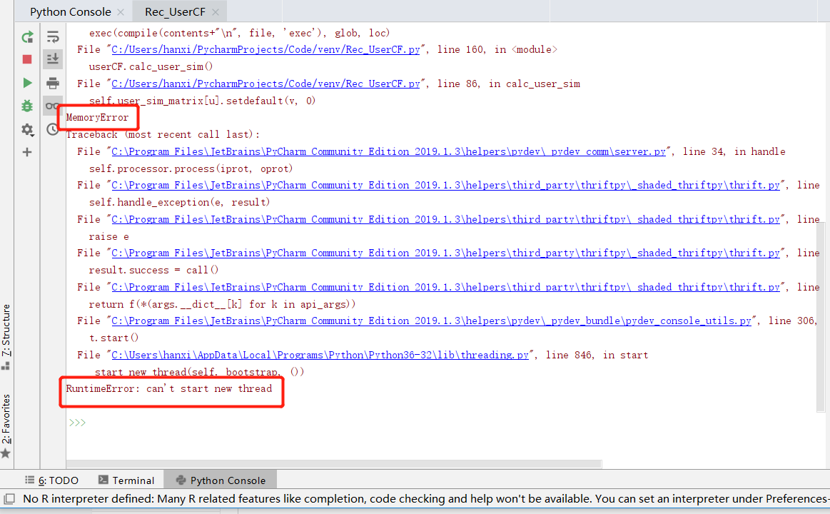 Python报错MemoryError和RuntimeError can't start new threadCSDN博客
