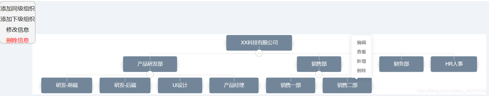 Element(3) 使用v-org-tree组件实现组织树形菜单-CSDN博客