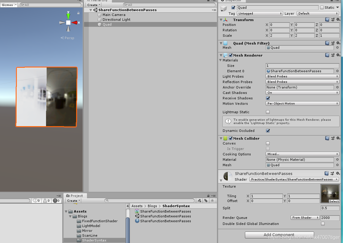 Unity Shader 多个Pass间共享方法_shadergraph 多pass-CSDN博客