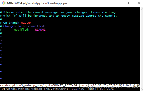 Git Git Commit Please Enter The Commit Message For Your Changes